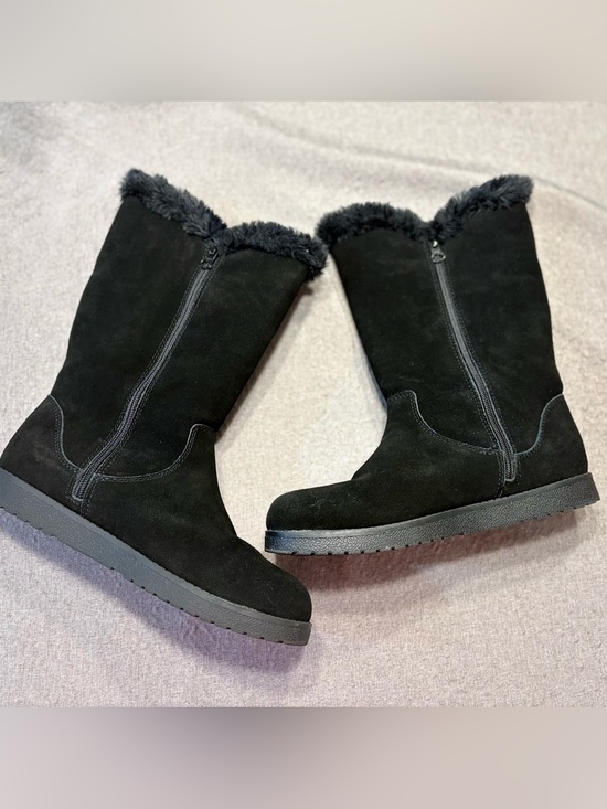 Target Shoes - Target Black Faux-Shearling Mid-Calf Winter Boots